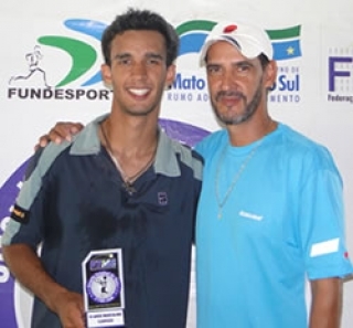  Lucas e seu pai e treinador José Luiz Melgarejo