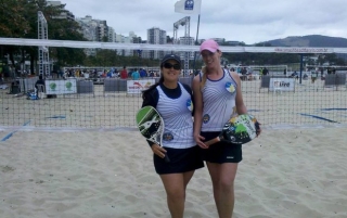 Disputa serviu para Leila e Luzélia se prepararem para um torneio nacional em setembro, em Santos (SP)