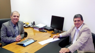 Presidente e vice da CBJ. Paulo Wanderley Teixeira e João Rocha