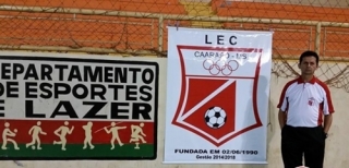 O presidente da LEC e diretor geral da Copa Vale da Esperança de Futsal, Paulo Amaro Cáceres. Copa regional apresenta um elevado nível técnico. 