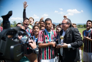 Douradense Gabriel Estigarribia conquistou o título com o Fluminense 