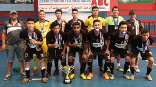 (Funlec/Novoperário campeão do Campeonato Estadual Juvenil de Futsal 2015 (Foto:Divulgação)