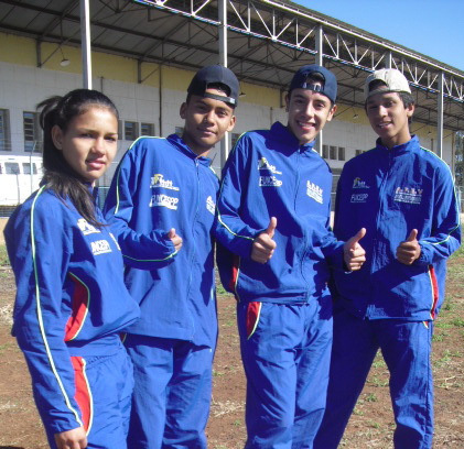 Atletas de Ponta Porã no Campeonato Brasileiro Caixa de Menores Interclubes
