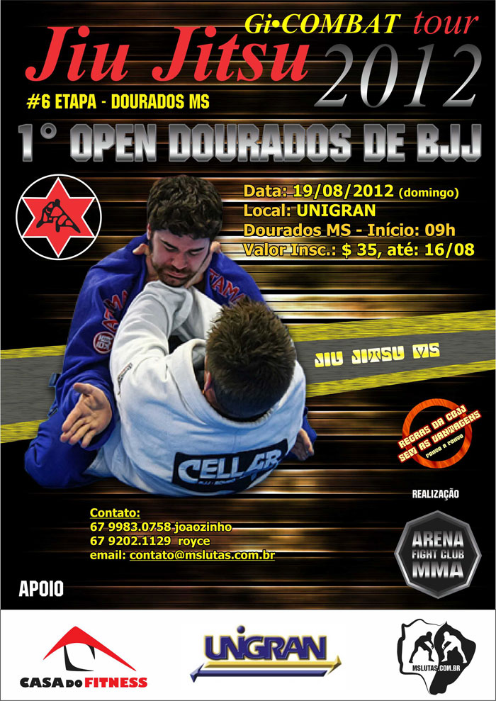 1° Open Dourados, 6ª Etapa do do GI Combat Tour 2012, em Dourados
