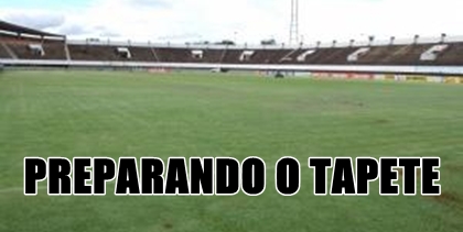 Operários preparam gramado do Morenão para Copa do Brasil