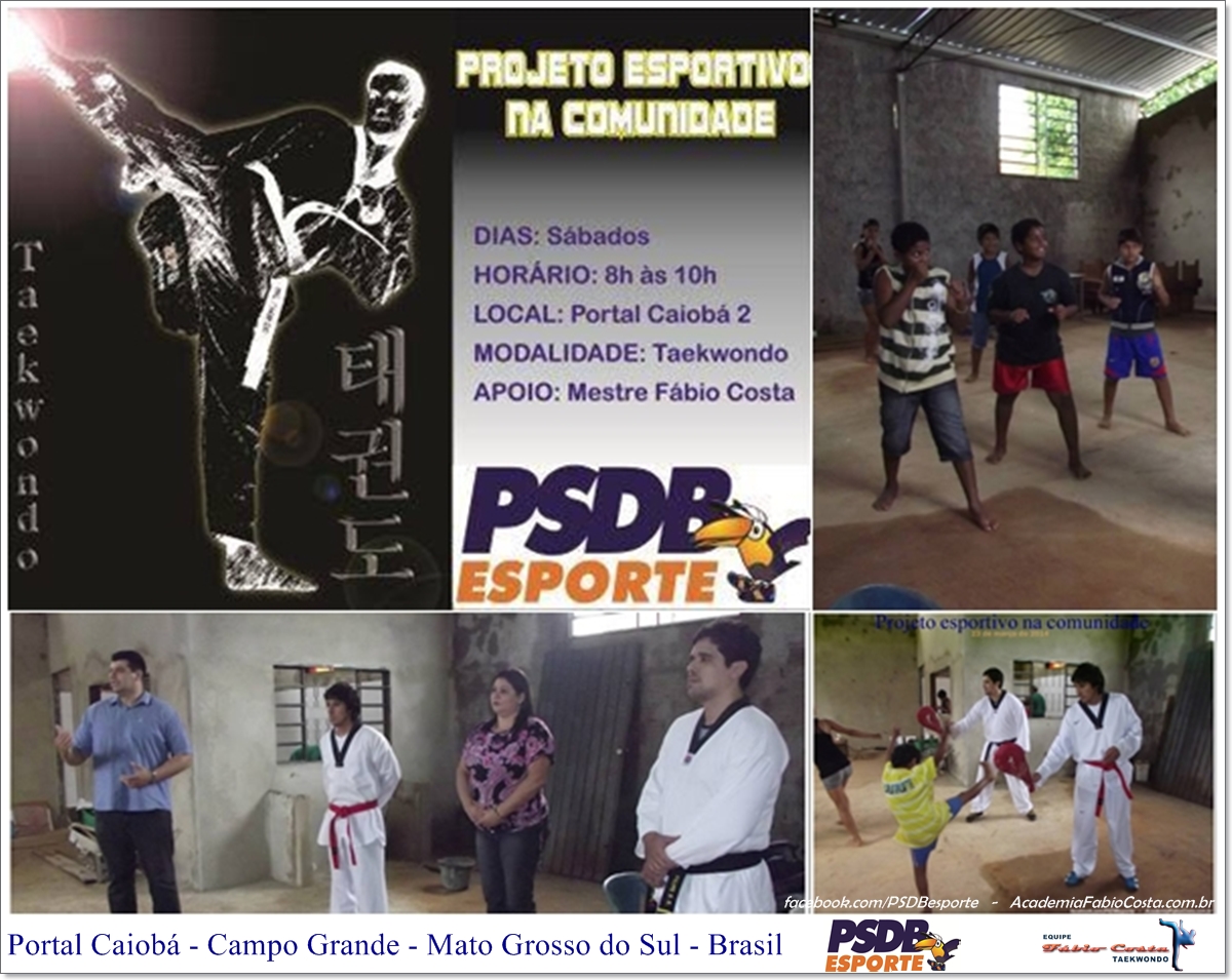 Projeto esportivo na comunidade teve início no final de semana