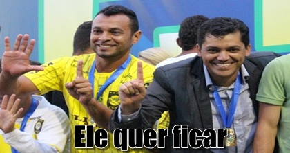 Cláudio fala sobre permanência no Cene para Série D: 'Gostaria muito'