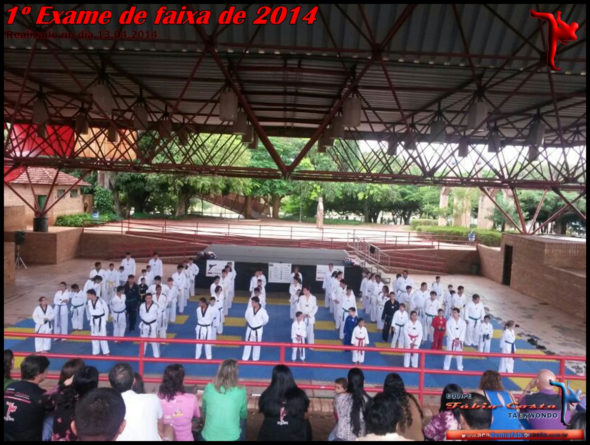 1º Exame de Faixa de 2014 realizado com sucesso no Horto Florestal em Campo Grande