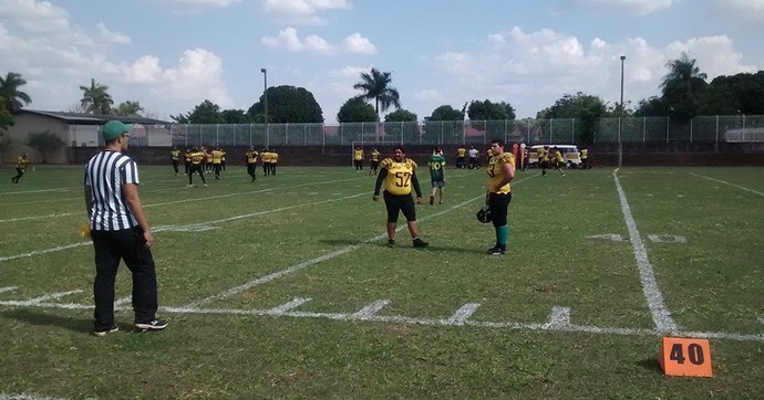Jacarés batem Brasília Alligators na Liga Nacional de Futebol Americano