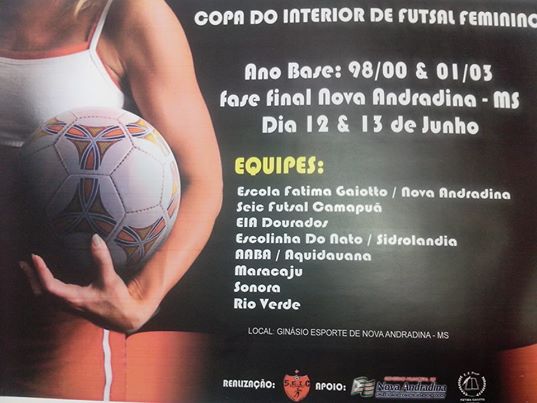 Nova Andradina recebe finais da Copa Interior de Base