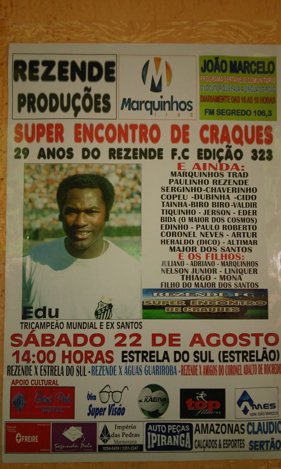 Estrela do Sul recebe Super Encontro de Craques