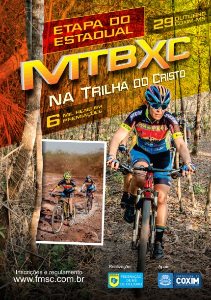 Etapa do Estadual de Moutain Bike será domingo em Coxim