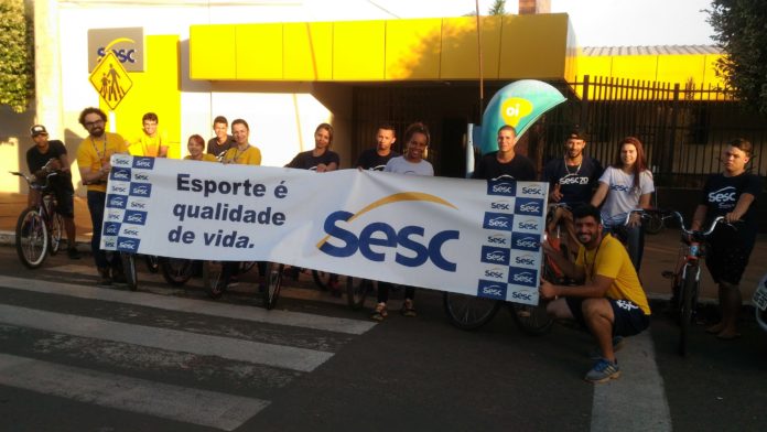 Passeio Ciclístico com os jovens do Projeto Juventudes