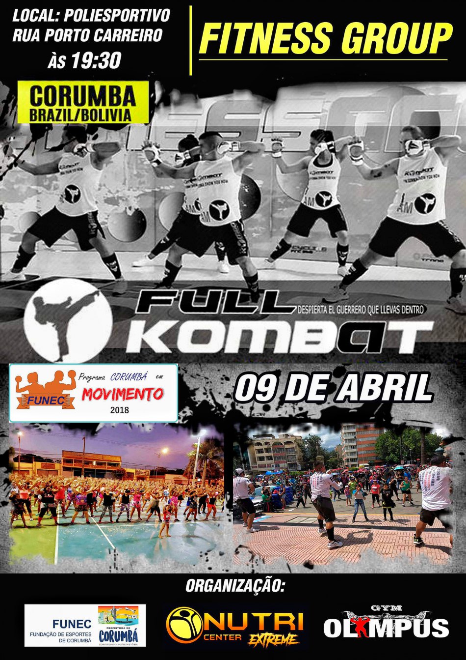 Aulão “Brasil/Bolívia” marca Dia Mundial da Atividade Física em Corumbá