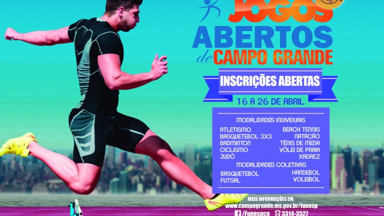 Funesp abre inscrições para Jogos Abertos de Campo Grande