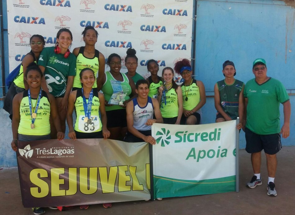 Atletismo feminino de Três Lagoas é campeão no Estadual Sub-18