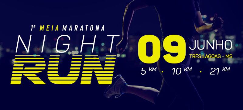 Corrida Night Run acontece neste sábado em Três Lagoas