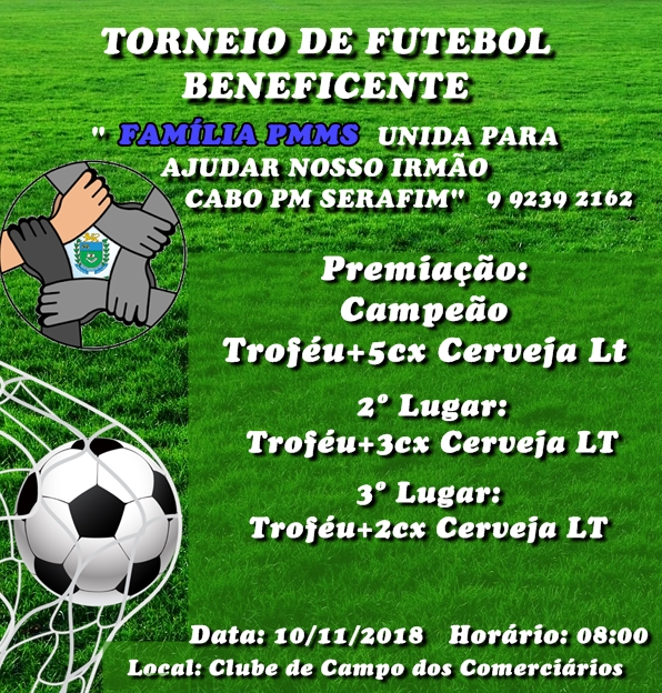Torneio beneficente arrecada doações para auxiliar policial atacado por pitbull