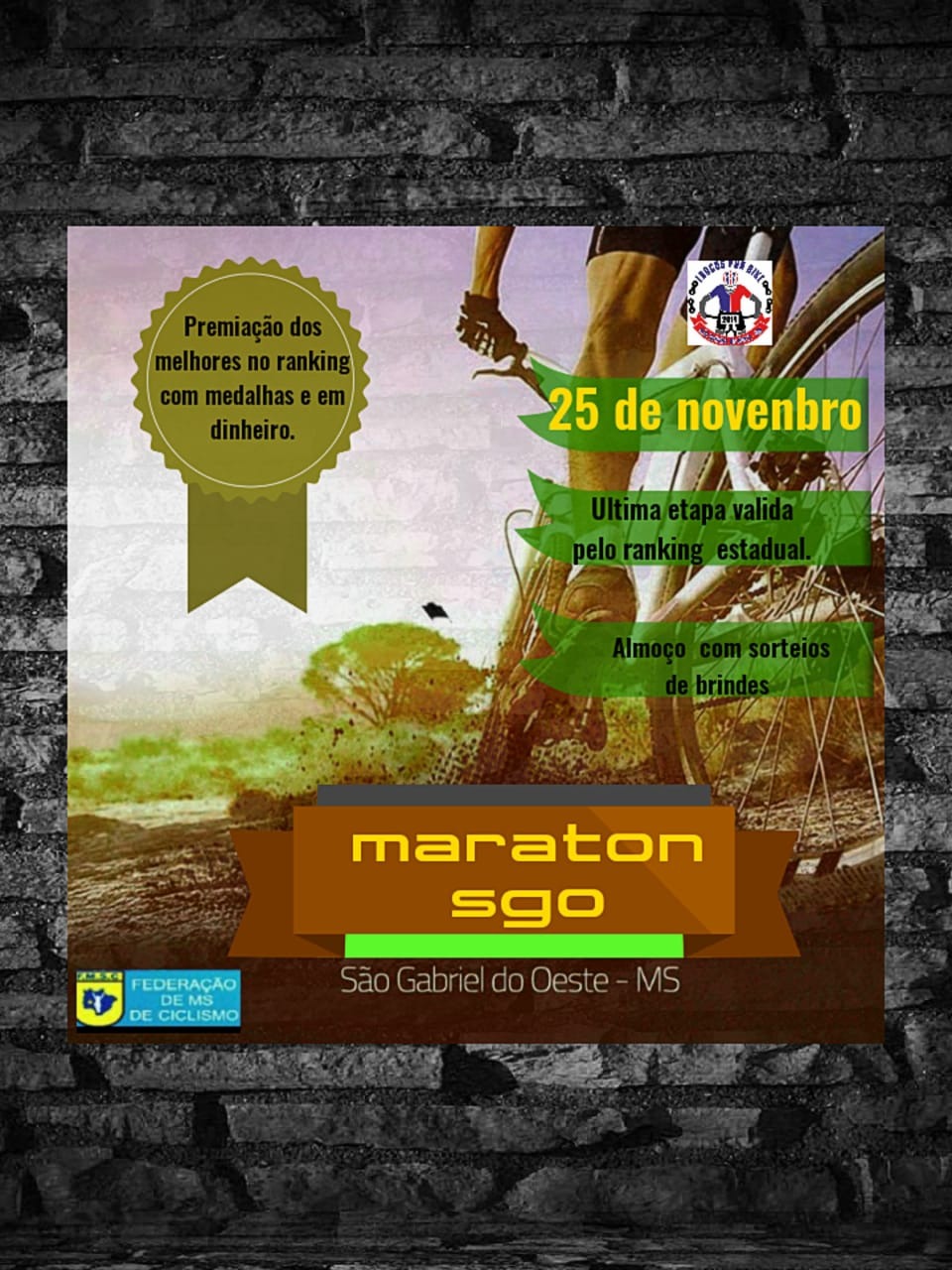 São Gabriel do Oeste sedia última etapa do Estadual MTB Marathon