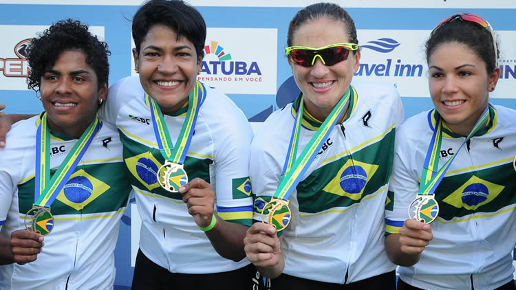 Atleta de MS é campeã na Perseguição por Equipe do Brasileiro de Pista