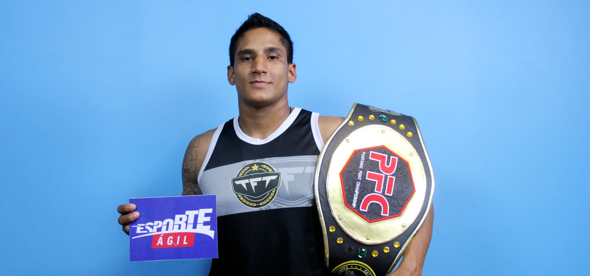 Esporte Ágil TV recebe promessa do MMA sul-mato-grossense