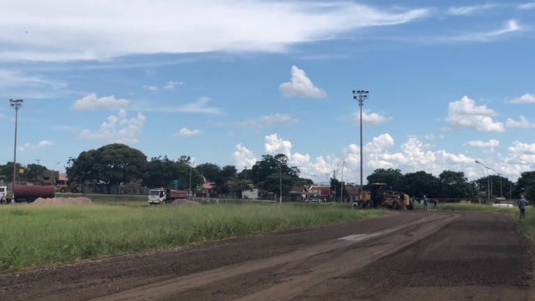 Obras da pista de atletismo do Parque Ayrton Senna avançam