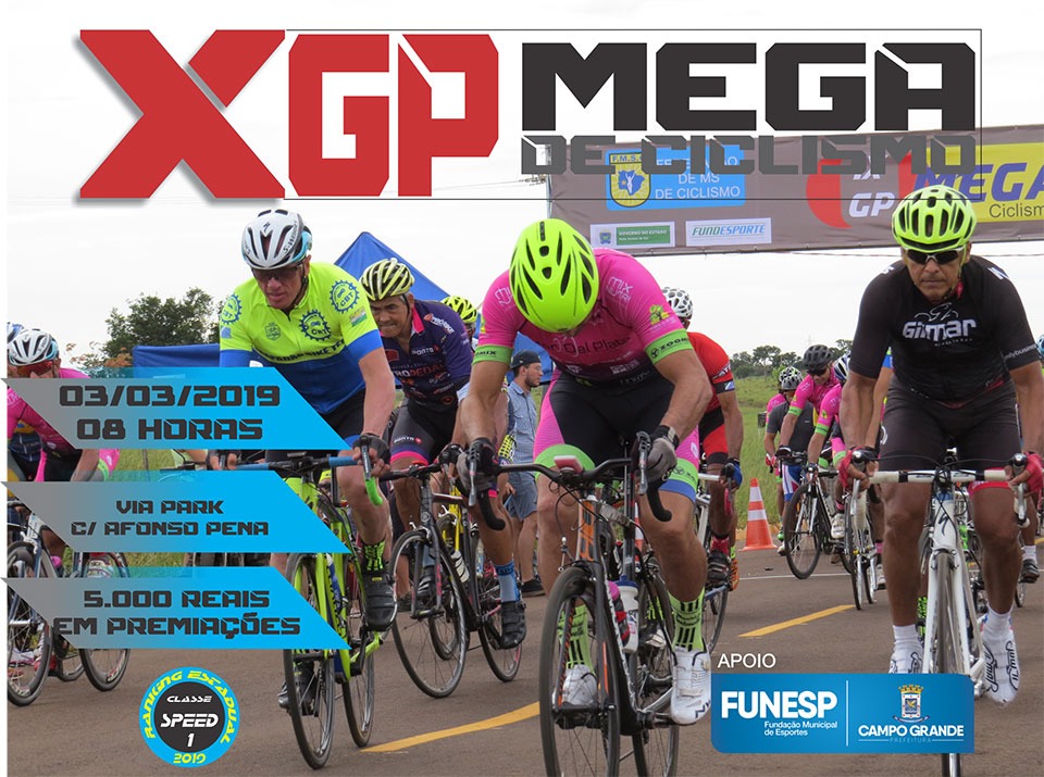 10º GP Mega de Ciclismo acontece no dia 3 de março