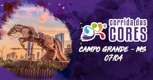Campo Grande recebe etapa da Corrida das Cores neste domingo