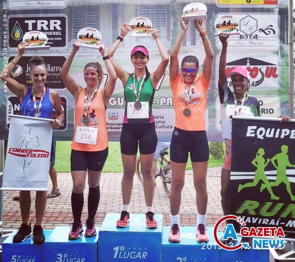 Atletas de Iguatemi dominam corrida pedestre no Paraná