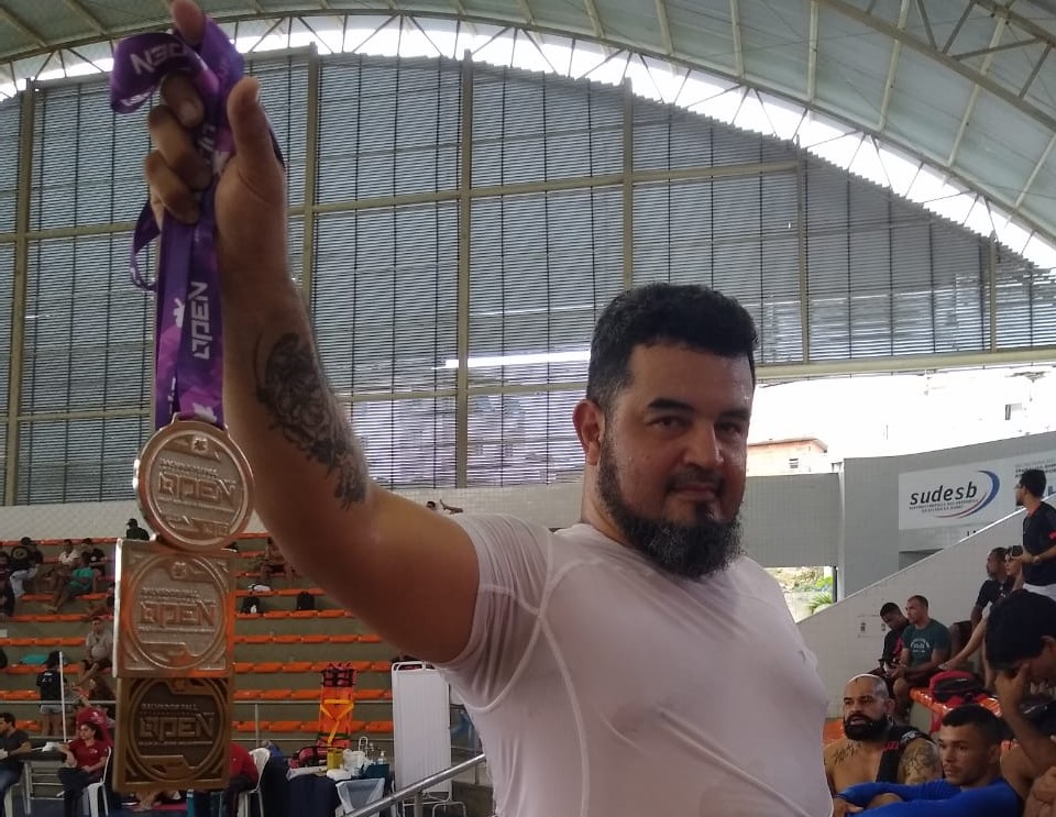 Atleta de MS conquista 3 medalhas em Etapa de Jiu Jitsu de Salvador