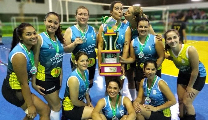 Equipe amambaiense conquista vice na Copa Conesul de Voleibol