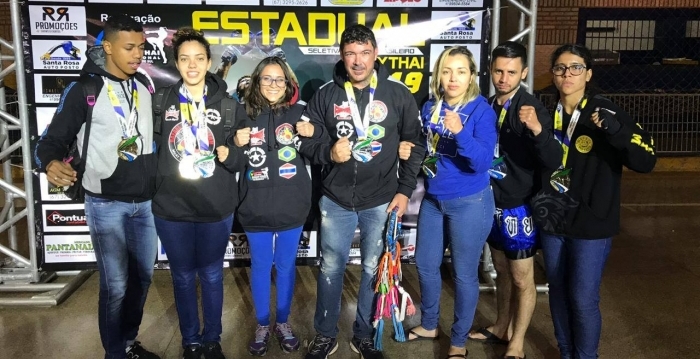 Clube de Selvíria conquista 10 medalhas no Estadual de Muay Thai