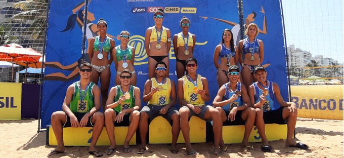 Aninha e Victoria são ouro na 3ª etapa do Brasileiro de Vôlei de Praia