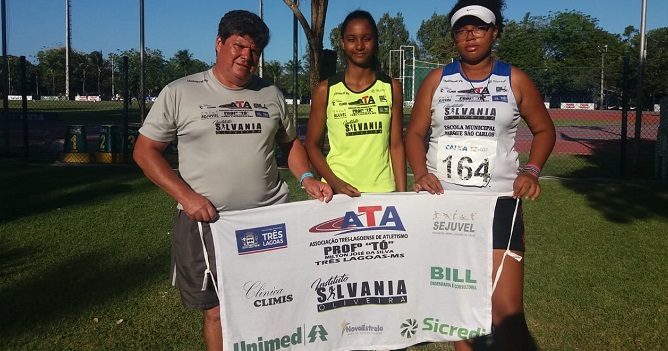 Três-lagoenses ficam entre as 10 melhores no Brasileiro de Atletismo