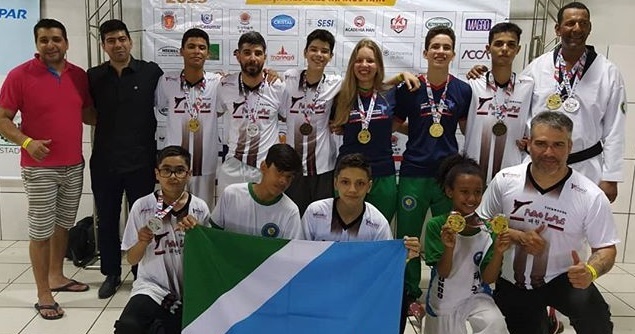 MS conquista 5º lugar no Brazil Open de Taekwondo﻿ nas faixas coloridas e preta﻿s