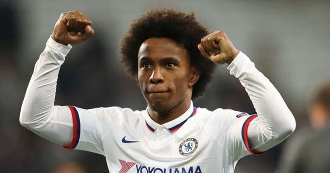 Chelsea planeja renovar com William, após pedido de Lampard﻿