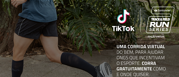 Track&Field e TikTok se unem em corrida virtual solidária