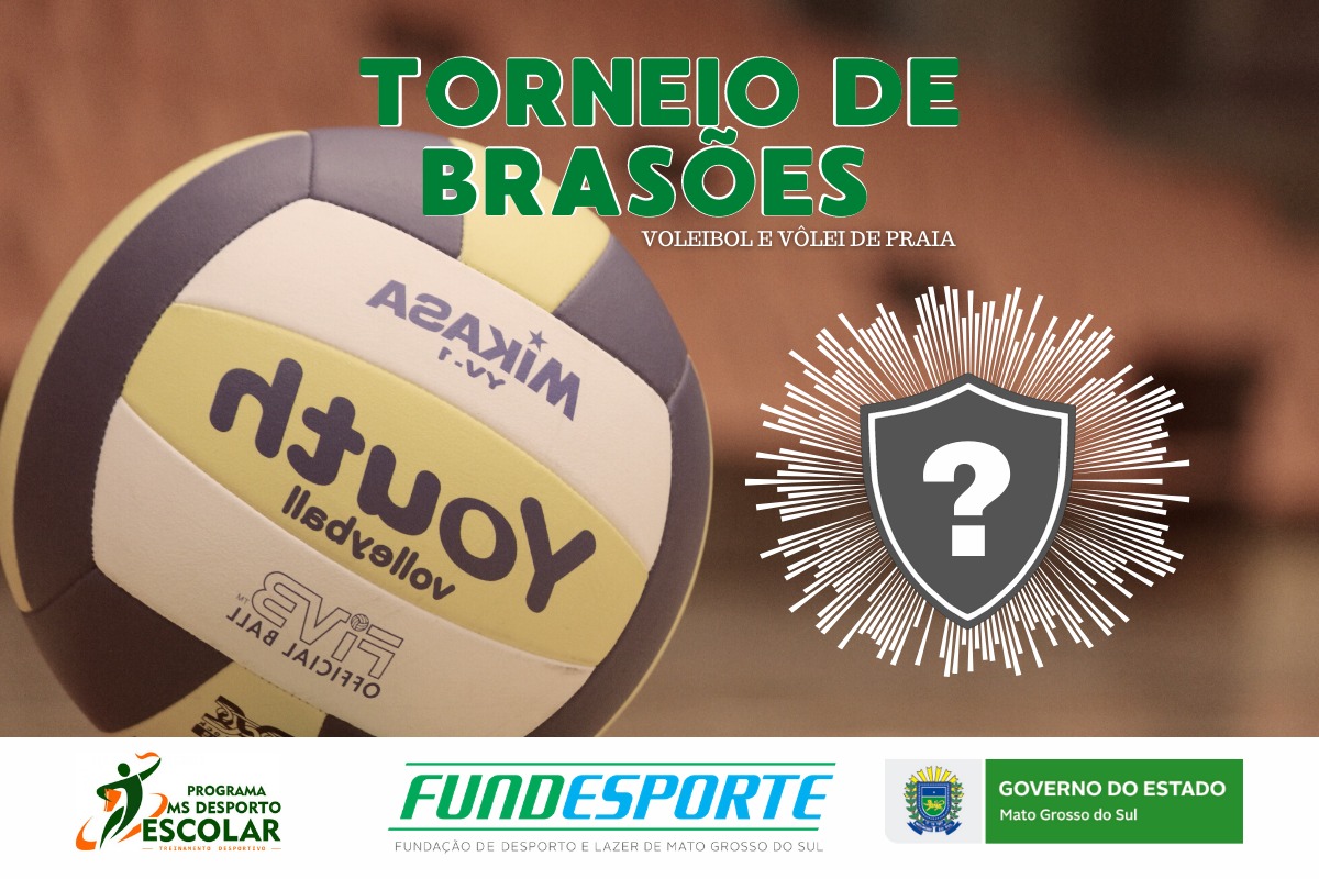 Equipes de vôlei ﻿de escolas estaduais disputam torneio de brasões 