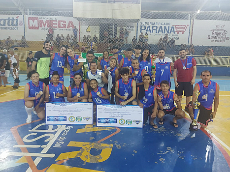 Vôlei e basquete coxinense são vice-campeões em Costa Rica