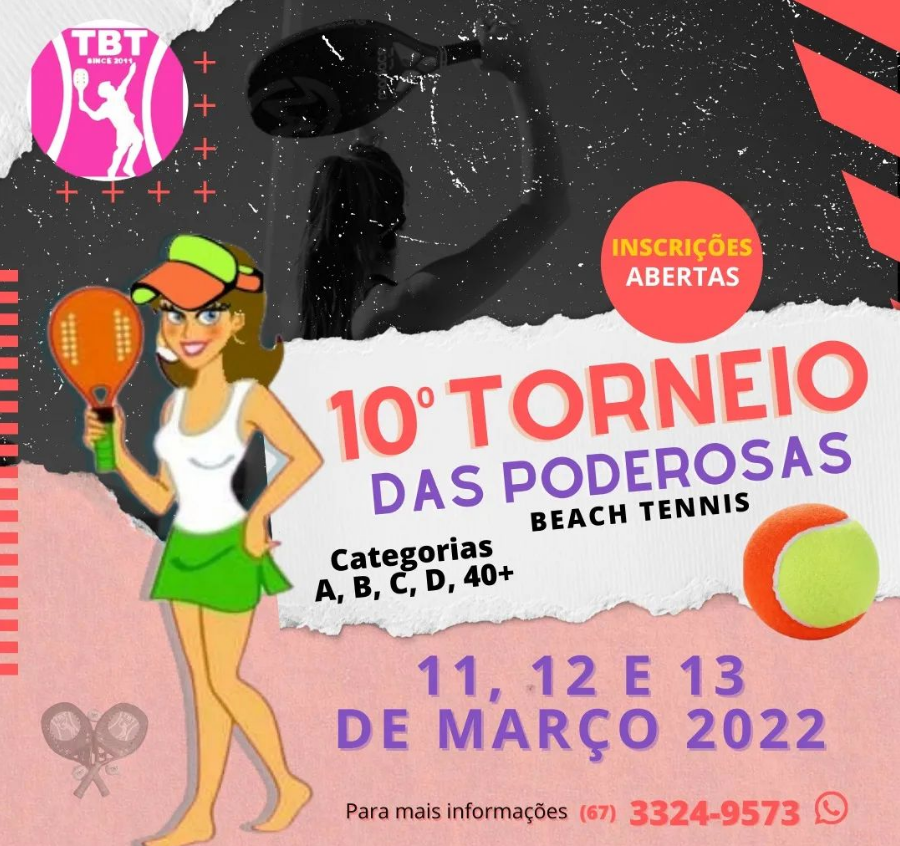 Torneio das Poderosas do Beach Tennis será realizado em comemoração ao Dia Internacional da Mulher