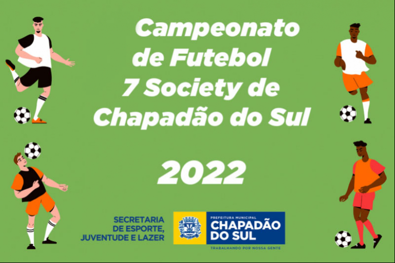 Aberta as inscrições para Campeonato de Futebol 7 Society em Chapadão do Sul