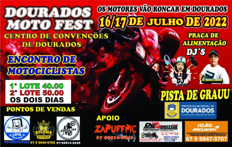 Dourados apoia nova edição do Dourados Moto Fest
