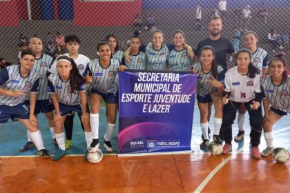 Três Lagoas foi campeã da etapa Quirinópolis de futsal feminino