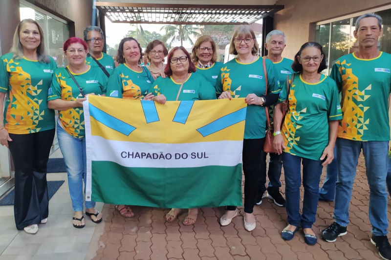 Alunos de Chapadão do Sul representam município em Jogos da Melhor Idade