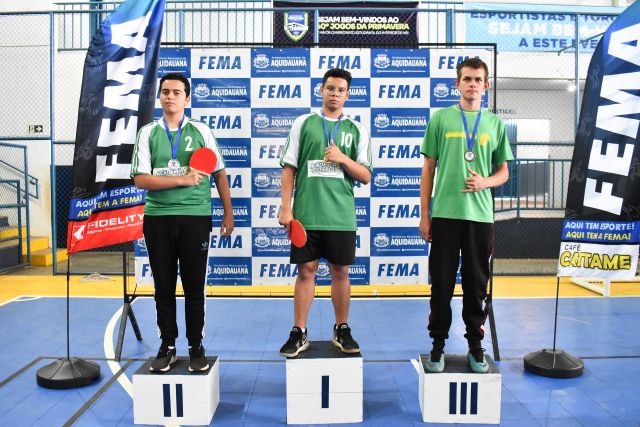 Tênis de mesa define medalhistas nos 40º Jogos da Primavera de Aquidauana