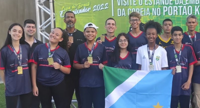 Atletas do MS sobem no pódio na disputa da Copa Brasil de Taekwondo