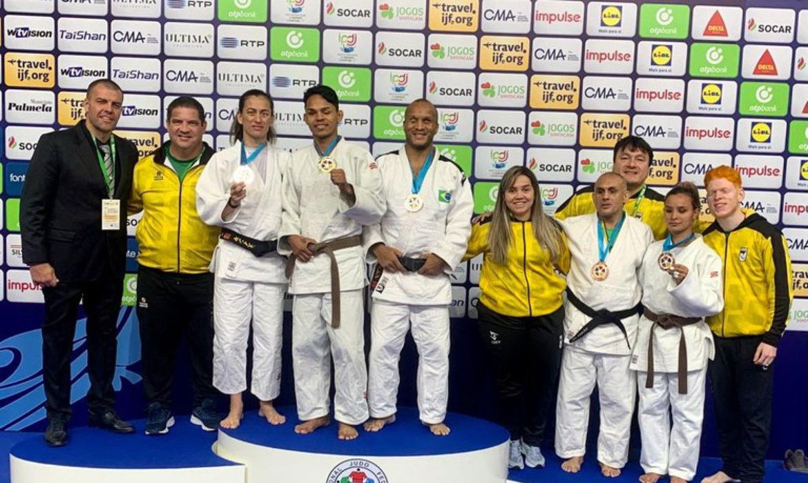 Judô paralímpico estreia no Grand Prix de Almada com cinco pódios