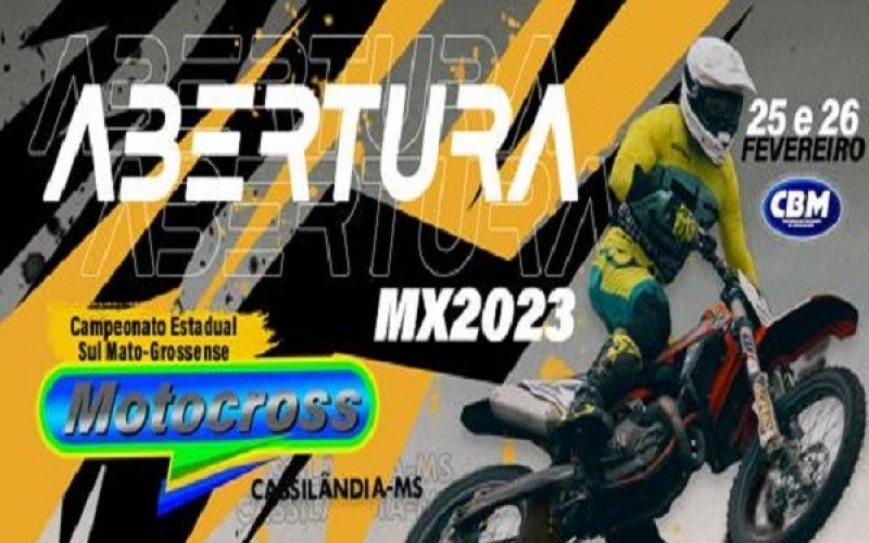 Cassilândia recebe temporada do Estadual de Motocross 2023 