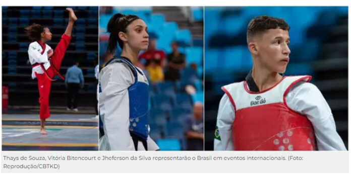 Atletas de Taekwondo foram convocados pela Confederação Brasileira