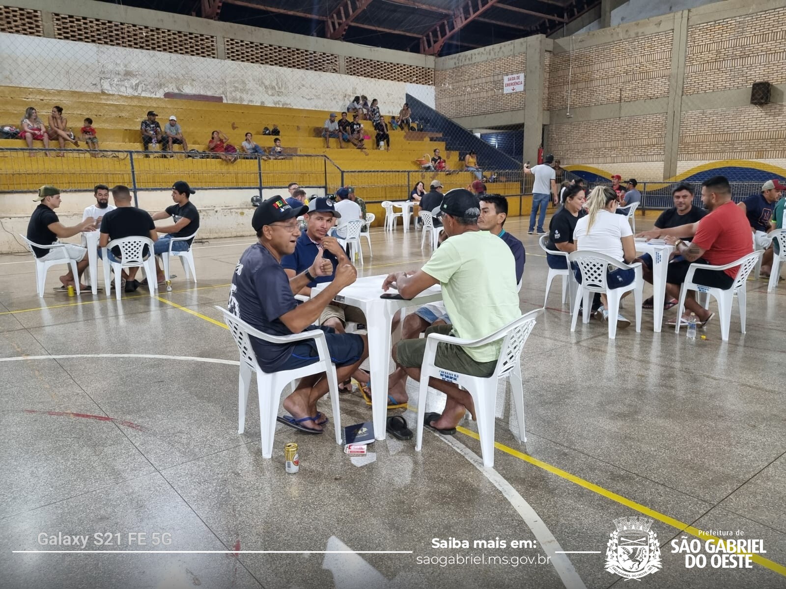 Torneio de truco abre a semana de atividades em São Gabriel do Oeste